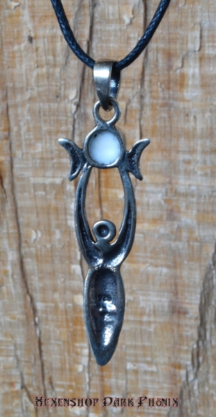 Hexenshop Dark Phönix Mondgöttin Circe Anhänger 925er Silber